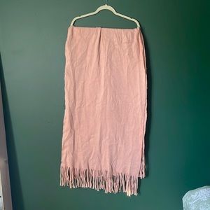 Pink Blanket Scarf
